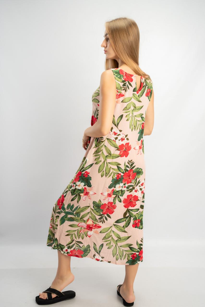 Floral Print Sleeveless Dress